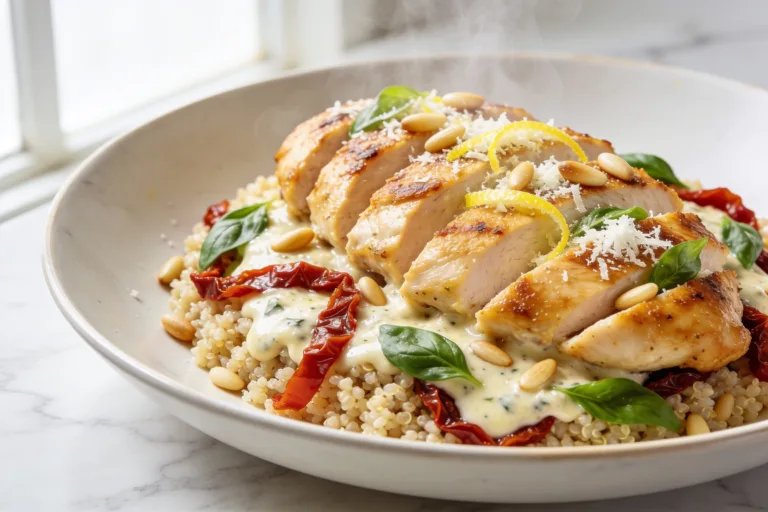High Protein Marry Me Chicken Bowls