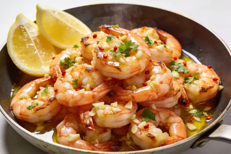 High Protein Garlic Butter Shrimp