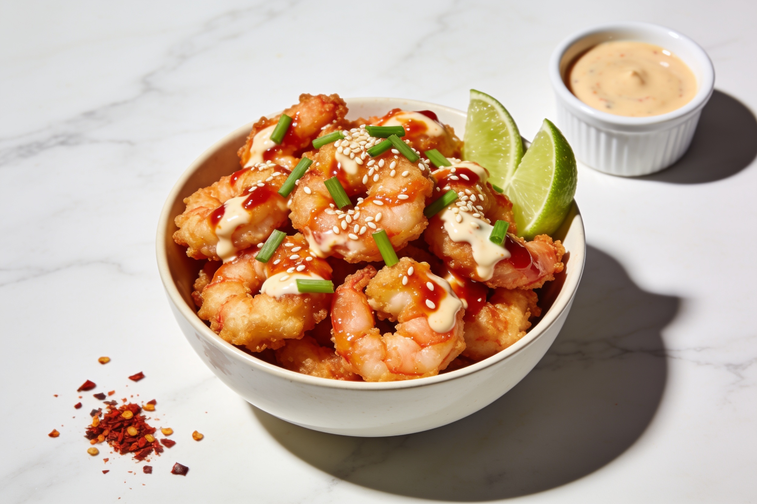 High Protein Bang Bang Shrimp
