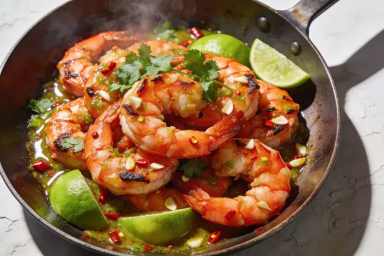 High Protein Chili Lime Shrimp