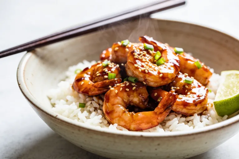 High Protein Teriyaki Shrimp