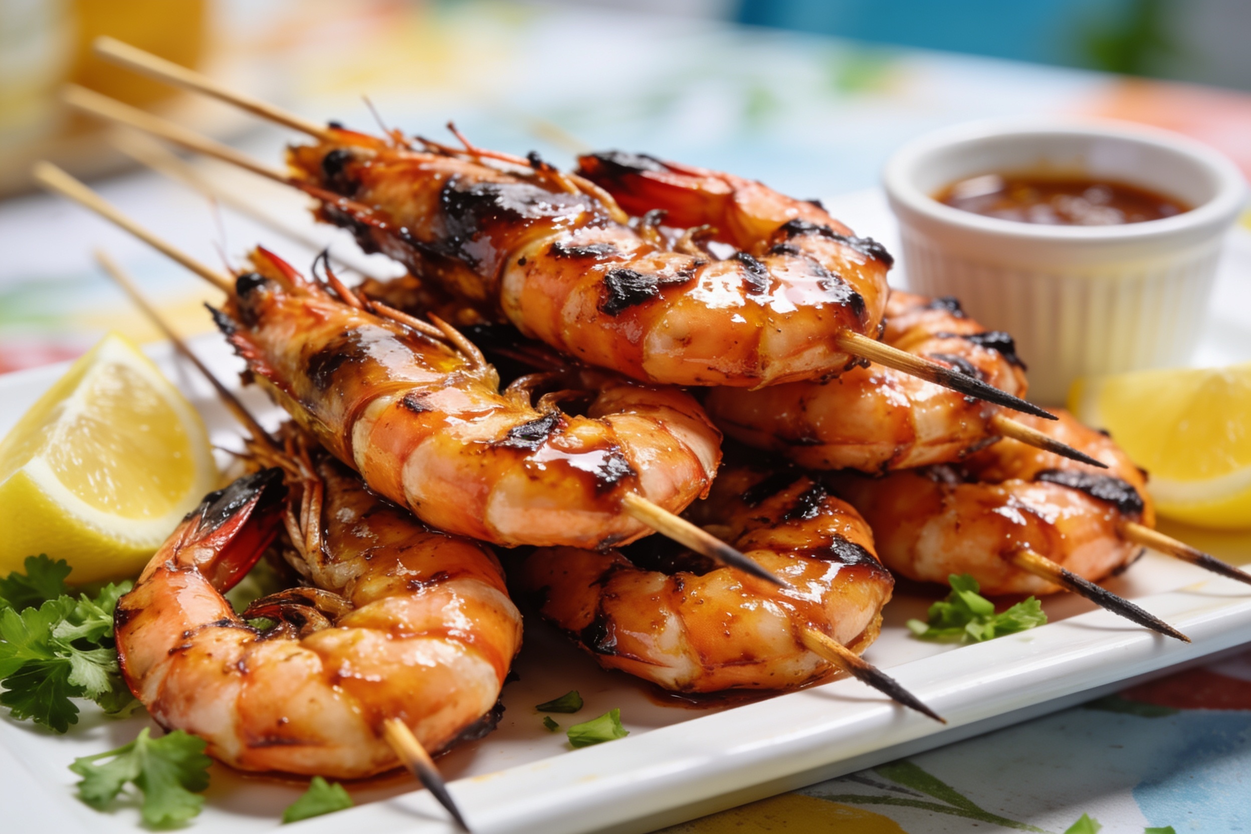 High Protein BBQ Shrimp