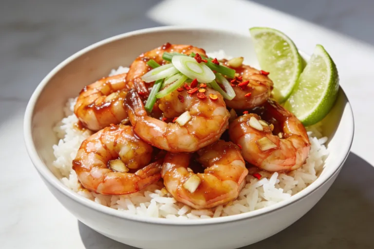 High Protein Sweet Chili Shrimp