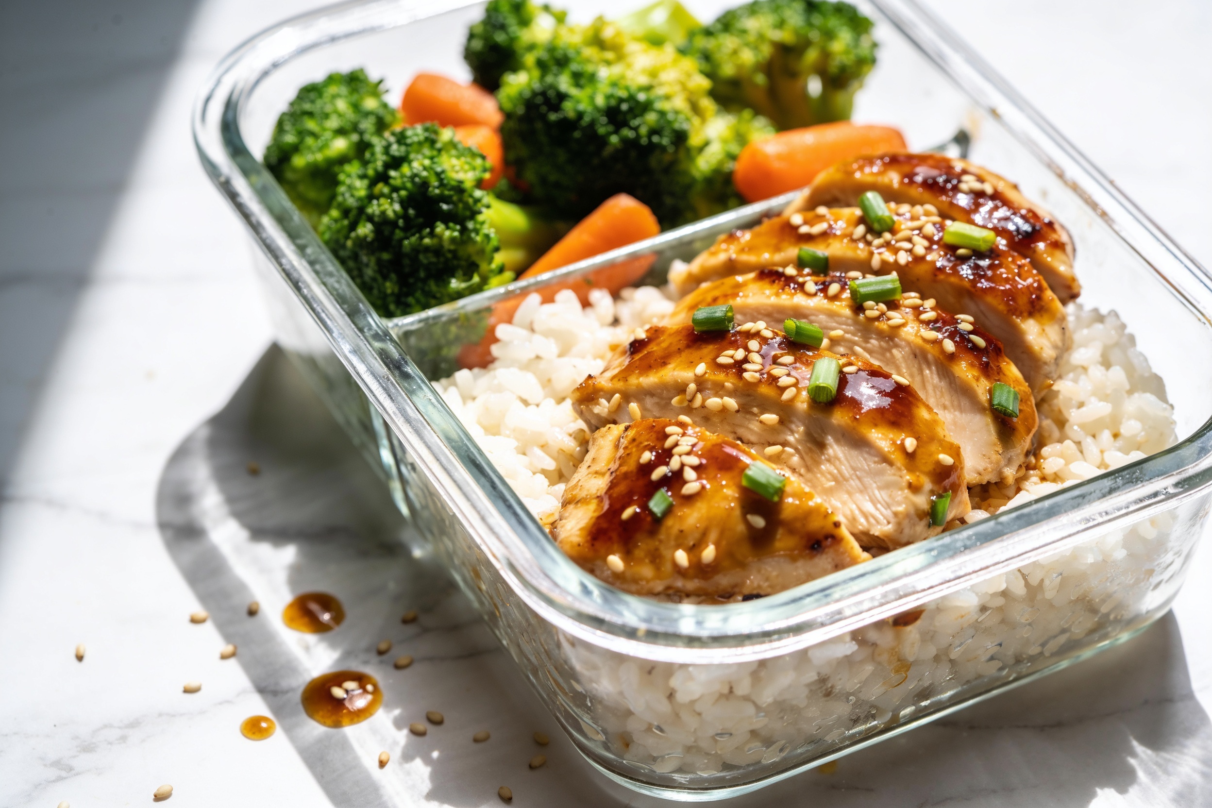 High Protein Teriyaki Chicken Meal Prep