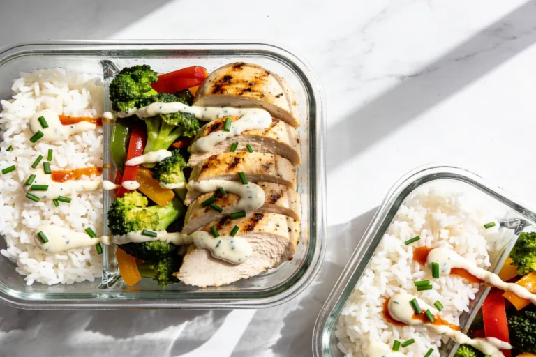 High Protein Ranch Chicken Meal Prep
