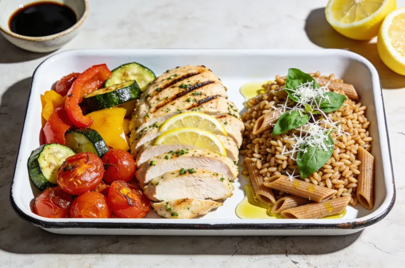 High Protein Italian Chicken Meal Prep