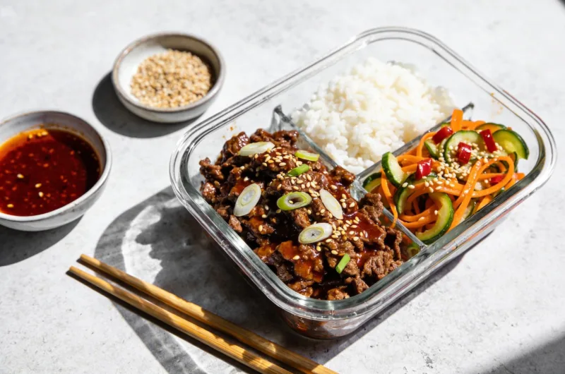 High Protein Korean Beef Meal Prep